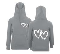 Girls Hoodies & Sweatshirts Zip Up Pullover For Kids Casual Wear With Eyelets And Pocket end start# s# Girls Hoodies & Sweatshirts Girls Clothes Crewneck Tie Dye Girls Sweatshirt (Grey, 11-12 Years)