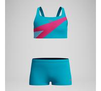 Girls Hyperboom Butterfly Back Bikini Blue/Pink - 14 Mayan Blue/Pink 14