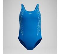 Girls Hyperboom Splice Muscleback Swimsuit Blue - 9-10 Lagoon Blue 9-10