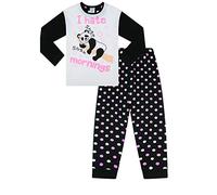 Girls I Hate Mornings Panda Bear Long Pyjamas (9-10 Years)
