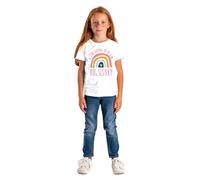 Girl's I'm Going to BE A Big Sister!! Announcement T-Shirt with Pastel Rainbow & Heart Design - Pink & Red Letters, Star Accents, Comfortable Cotton Tee for Gir