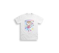 Girls Italian Brainrot Graphic White T-Shirt - 100% Cotton Crew-Neck Tee for Girls 4-5 to 16-17 Years, Soft Breathable Jersey, Colourfast Culture Graphic, Easy-Care Everyday Top