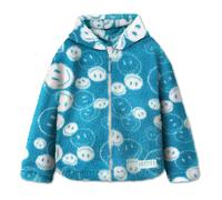 Girls Jackets Kids Sherpa Fleece Jackets Zip Up 16-18 Years,Blue