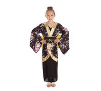Girls Japanese Chinese Geisha Around the World Fancy Dress Costume Outfit 4-12 years (7-9 years)