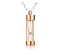 Girls jewelry PJ Hourglass Ashes Urn Memorial Keepsake Pendant Necklace,Remembrance Jewelry, Stainless Steel things