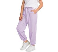 Girls Joggers 5-15 Years Baggy Elastic High Waist Sweatpants Teens Breathable Cuffed Ankles Jog Bottoms Skin-Friendly Plain Comfy Tracksuit Jogging Trousers Pe School