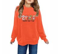 Girls Jumper Sweatshirt Cute Printed Long Sleeves Sweatshirts Casual Crew Neck Fall Winter Pullover Tops Toddler Clothes Casual Comfy Fleece Jumper School Warm Teen Girl Coat
