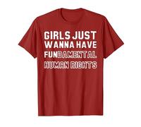 Girls Just Wanna Have Fundamental Rights T-Shirt, Men, Cranberry Red, Large
