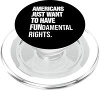 Girls Just Want to Have Fundamental Human Rights I'm Big Fan PopSockets PopGrip for MagSafe