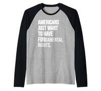 Girls Just Want to Have Fundamental Human Rights I'm Big Fan Raglan Baseball Tee