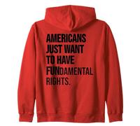 Girls Just Want to Have Fundamental Rights Women Human Right Zip Hoodie