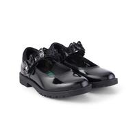 Girl's Kickers Kids Lachly Butterfly Patent Shoes in Black