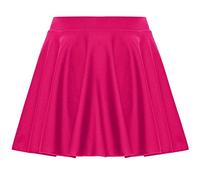 Girls Kids Circular Ballet Dance Skirt Short Skating Tap Jazz Gymnastics Tutu Age 3-13 Years (Pink, 9-10 Years)