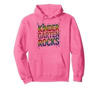 Girls KINDERGARTEN Princess ROCKS First Day Choir Teacher Pullover Hoodie