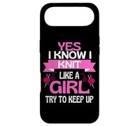 Girls Knitting Funny Knit Like A Girl Case for iPhone Air