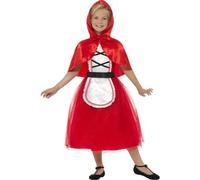 Girls Ladies Little Red Riding Hood Halloween Costume Fancy Dress World Book Day