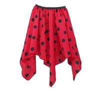 Girls Ladybird Lady Bug Handkerchief Skirt Only Insect Fancy Dress Costume [8-12 Yrs]