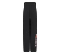 Girls' leggings Nike Floral Fleece Wide Black 3/4 years