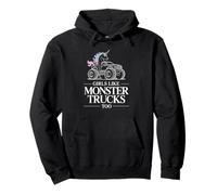 Girls Like Monster Trucks Too for A Fun Off Road Race Day Pullover Hoodie