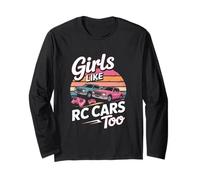 Girls Like RC Cars Too Retro Style Fun Long Sleeve T-Shirt
