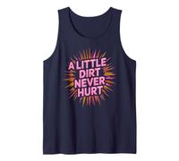 Girls Little Dirt Never Hurt Mud Run Mudder Sistas Mudding Tank Top