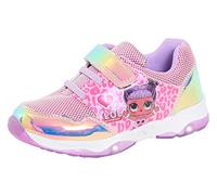Girls LOL Surprise Dolls Light Up Trainers Pink EU 25 / UK 8 Child