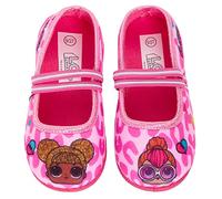 Girls LOL Surprise Dolls Slippers Easy Fasten Indoor House Pink Ballet Shoes Infants