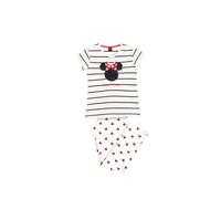 Girls' long-sleeve pyjamas Disney Minnie Sequins Blanc 8 ans