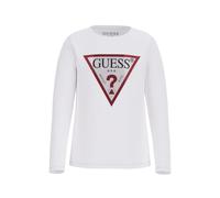 Girl's long sleeve T-shirt Guess pure white 4 Blanc 6 ans