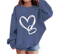 Girls ' Long Sleeve Tops Sweatshirts for tween UK Graphic Oversized Tops Autumn Winter Pullover Kawaii Clothes