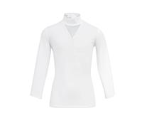 Girl's long-sleeved riding polo shirt Cavalliera Crystal Drop