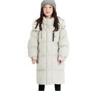 Girls Long Winter Coat Parka Waterproof Warm Puffer Jacket Lightweight Hooded Windproof Down Outerwear Snow Coats