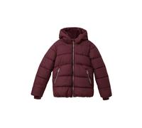 Girl's Loose Fit Padded Hooded Jacket s.Oliver Rouge 11/12 years