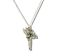 Girls Magical Fairy Silver Necklace KDMD Silver One Size