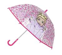 Girl's manual bubble umbrella Cerda Barbie Rose 45 cm