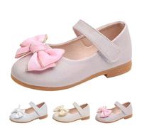 Girls Mary Jane Princess Shoes Ankle Strap Bowknot Flat Sandals for Party Wedding Toddlers Kids Ballet Dress Shoes Bridesmaid Wedding Birthday Prom Dance Party Shoe