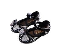 Girls Mary Jane Shoes Sale Clearance, Diamond Pearl Bow Princess Shoe Teen Girl Dance Party Cosplay Sparkly Sandals Sequin Party Flat Footwear Kids Glitter Bridesmaids Sandal for 0-14 Years