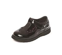 Girls Mary Jane/T Bar Black School Shoes Sie 4 5 6 7 8 9 10 11 12 Infants (UK 12 (Infant), Bonnie)