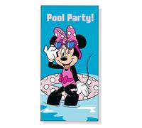 Girl's microfiber beach towel Disney Disney Minnie Bleu 70x140 cm