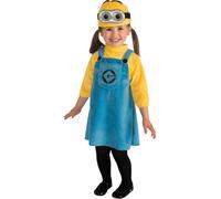 Girls Minion Dress Costume Despicable Me Movie Halloween Fancy Dress Party