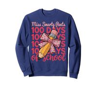 Girls MISS SMARTY PANTS 100 DAYS SCHOOL Learning Sprinkled Sweatshirt