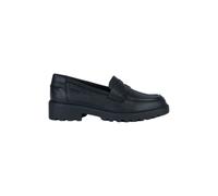 Geox J Casey Girl C Moccasin, Black, 2.5 UK