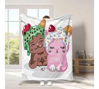 Girls Moriah Elizabeth Blankets Kids Ranboo Crown Moriah Elizabeth Mrech Throws Blanket - Soft Lightweight Plush Cozy (2,32in x 47in(80x120cm))