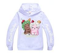 Girls Moriah Elizabeth HoodieKids Ranboo Crown Moriah Elizabeth Hoodies Uk Hoody Top Moriah Elizabeth Merch (white,130cm,5 Years,6 Years)