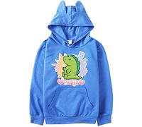 Girls Moriah Elizabeth Hoodies Ranboo Crown Moriah Elizabeth Merch Sweatshirt for Boys Kids (blue,170cm,13 Years,14 Years)