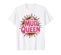 Girls MUD Queen Run Mudding Diva Muddy Buddies Humor T-Shirt