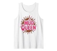Girls MUD Queen Run Mudding Diva Muddy Buddies Humor Tank Top