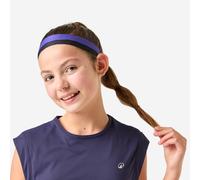 Girls Multisports Thin Headbands Twin-pack - Black/purple