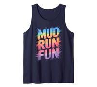 Girls MUN Run Fun Squad Mudding Sistas Muddy Tank Top
