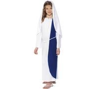 Girl's Nativity Mary Fancy Dress Costume Ages 4-6 (S)